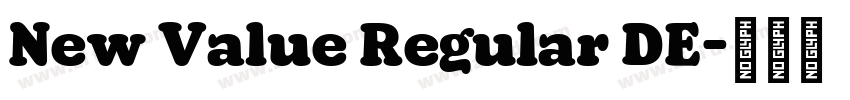 New Value Regular DE字体转换 New Value Regular DE字体转换